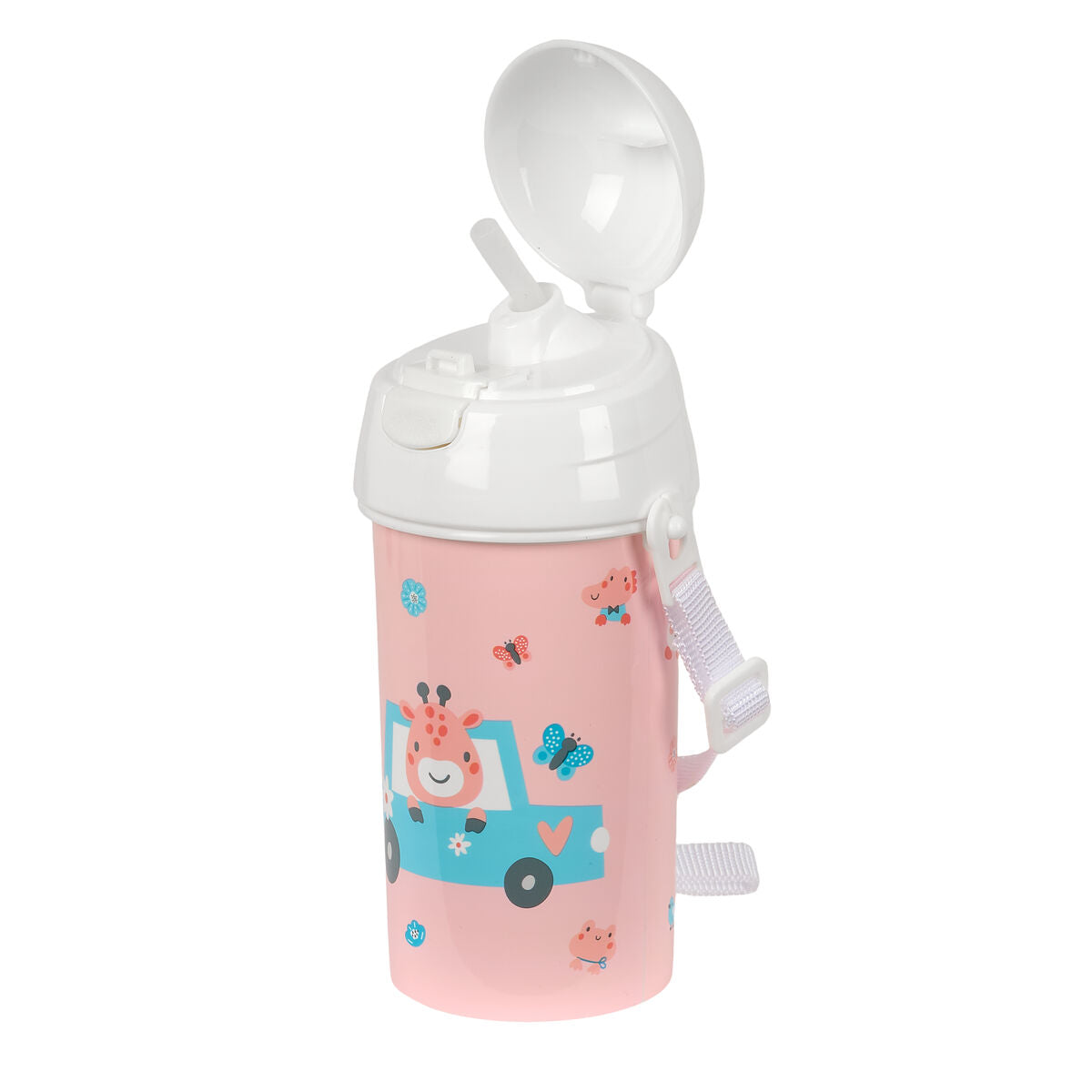Bouteille d'eau Safta Jirafa Corail PVC 500 ml