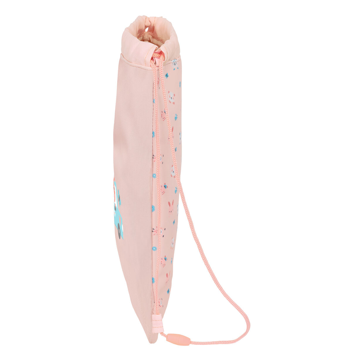 Sac à dos serré par des ficelles Safta Jirafa Corail 26 x 34 x 1 cm