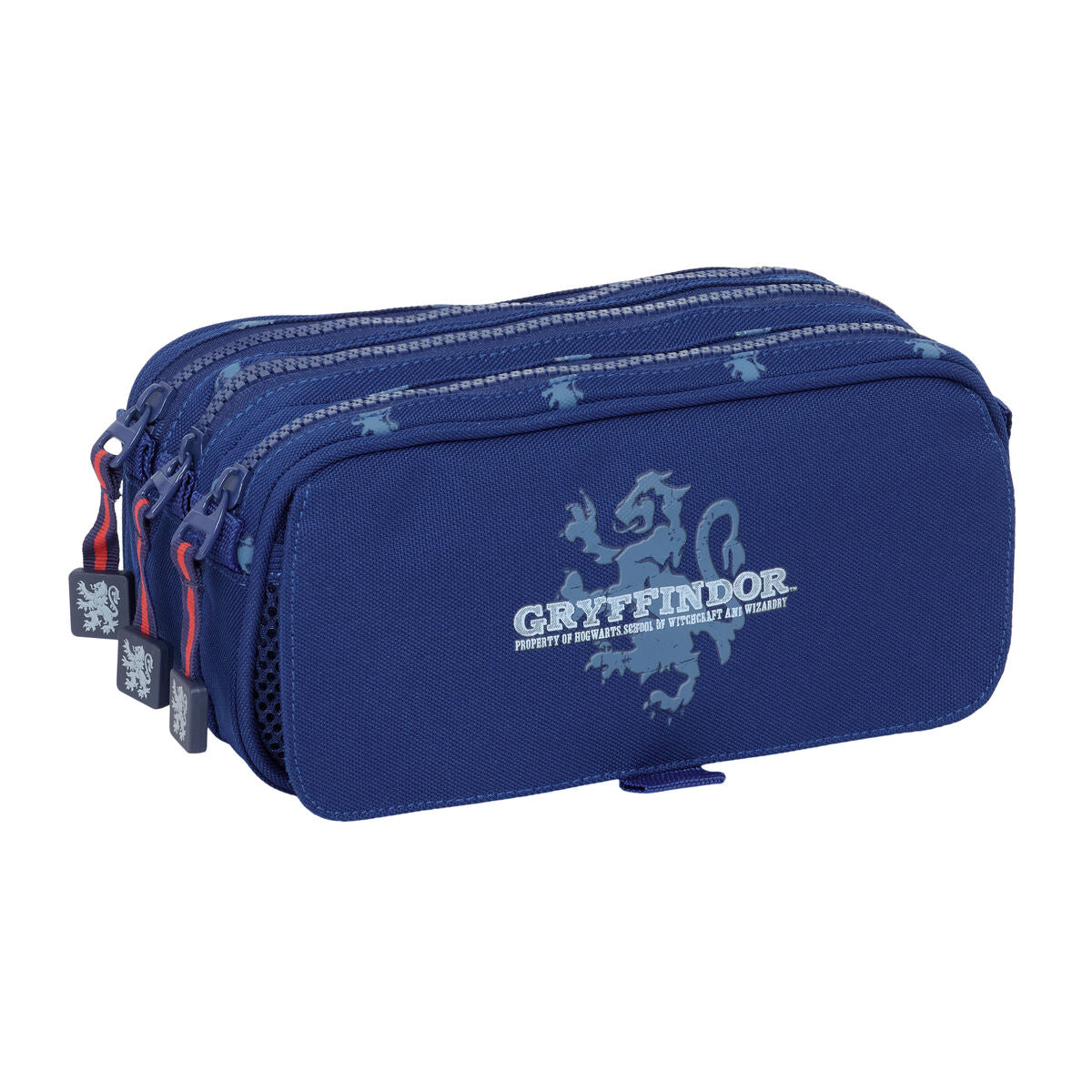 Trousse Fourre-Tout Triple Harry Potter Captain Blue marine 21,5 x 10 x 8 cm