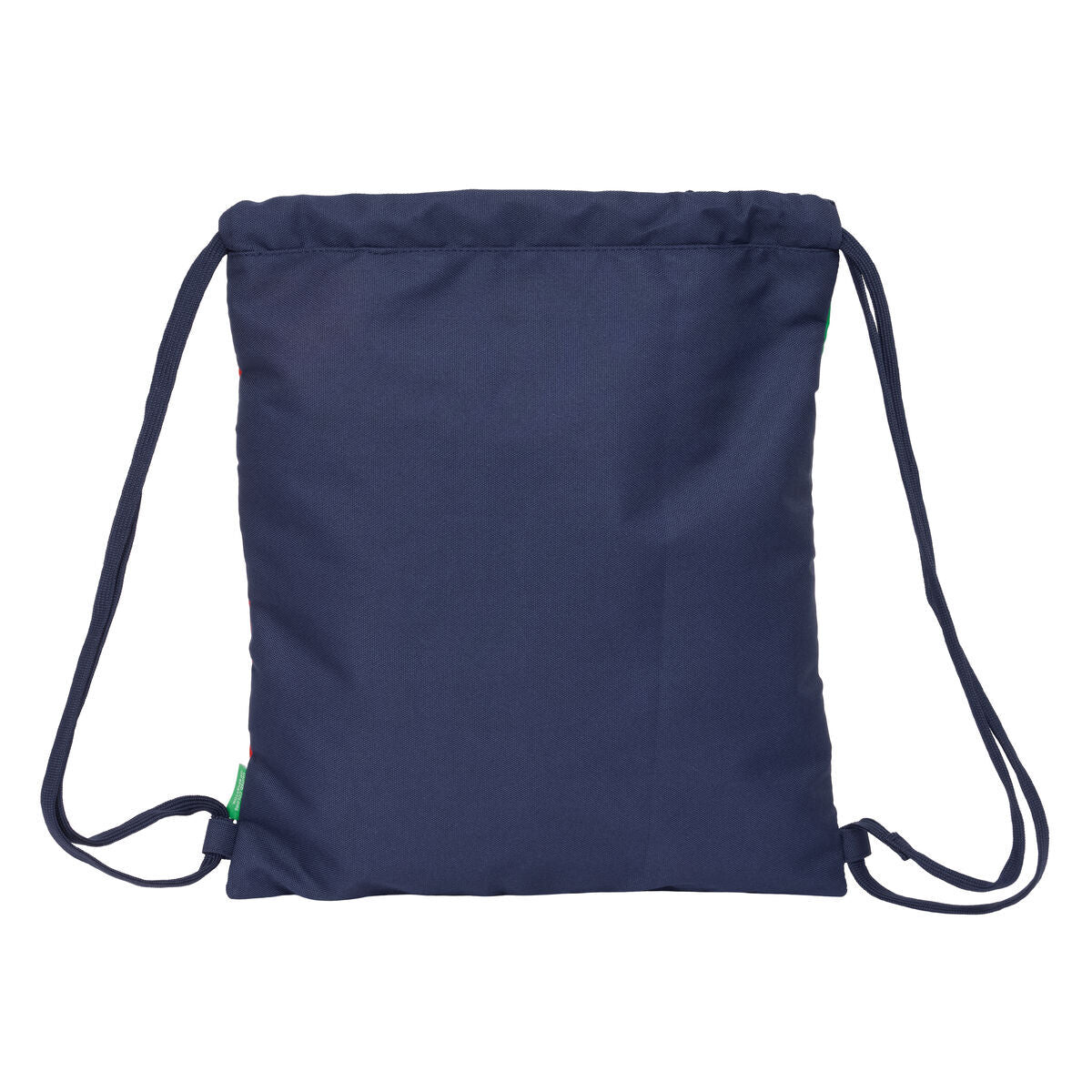 Sac à dos serré par des ficelles Benetton Flag Blue marine 35 x 40 x 1 cm