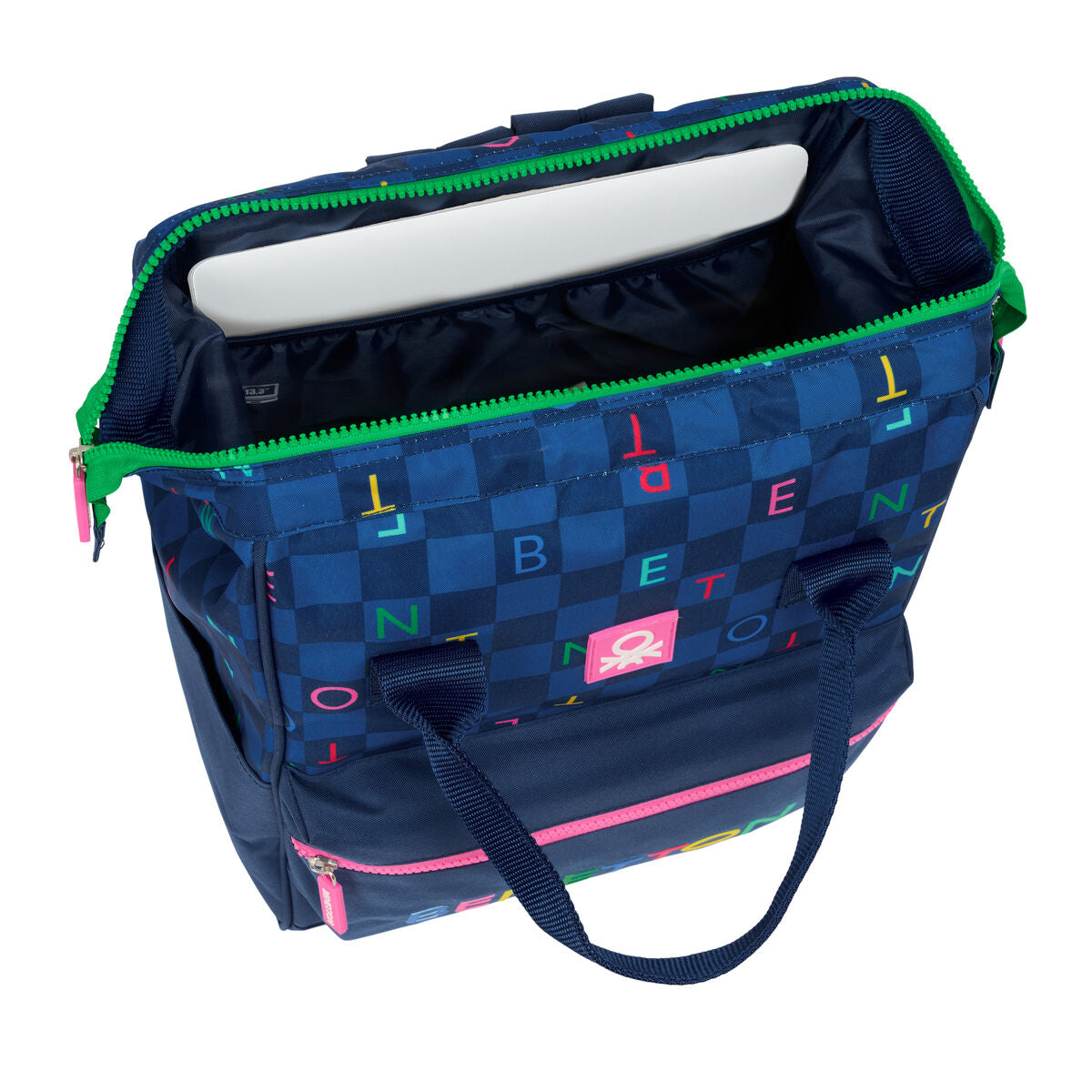 Cartable Benetton benetton Blue marine 27 x 40 x 19 cm