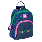 Sac à dos Benetton Damero Blue marine 25 x 30 x 13 cm