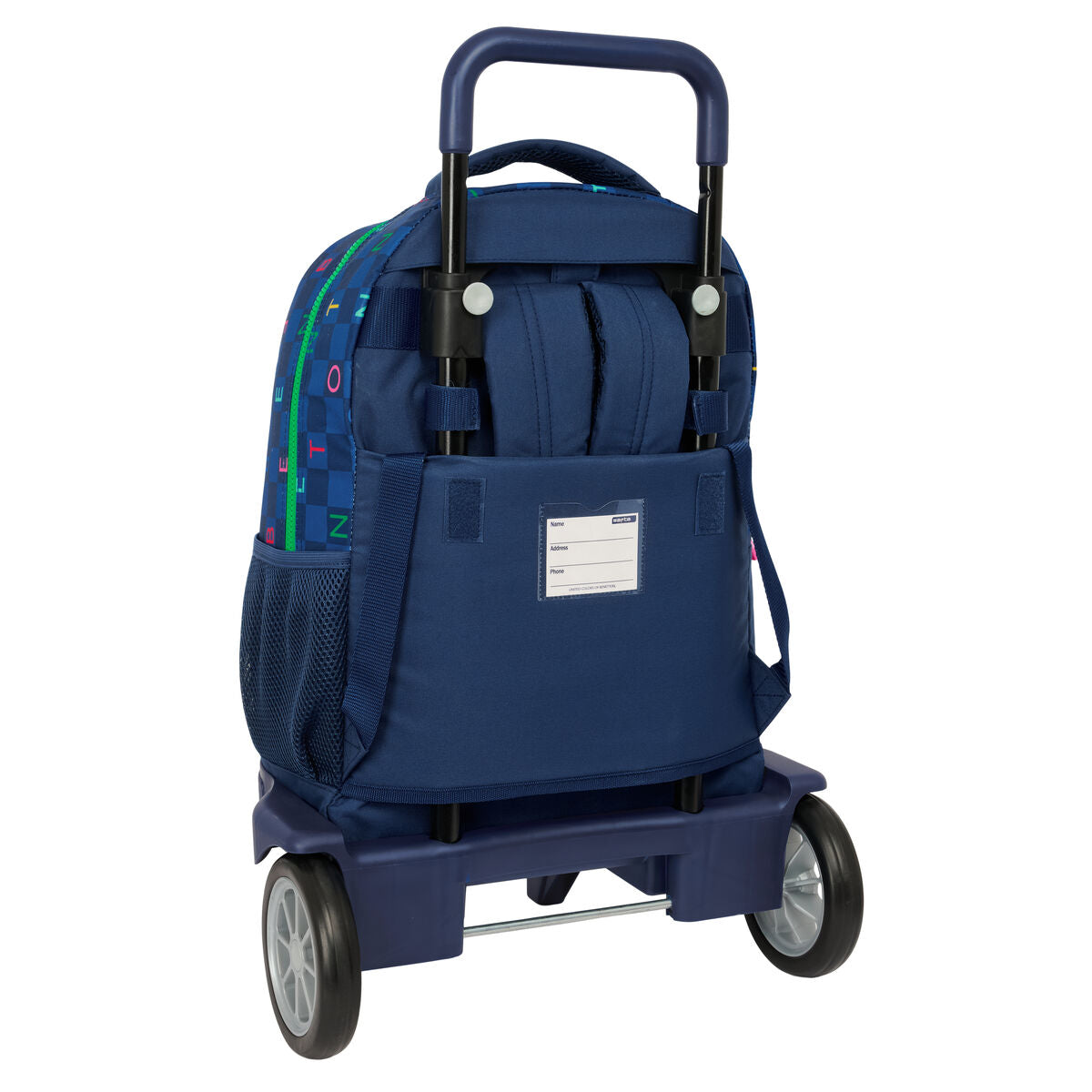 Cartable Benetton Damero Blue marine 33 x 45 x 22 cm