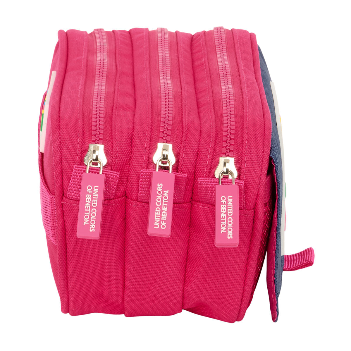 Fourre-tout Benetton Cherry Cerise Blue marine 21,5 x 10 x 8 cm