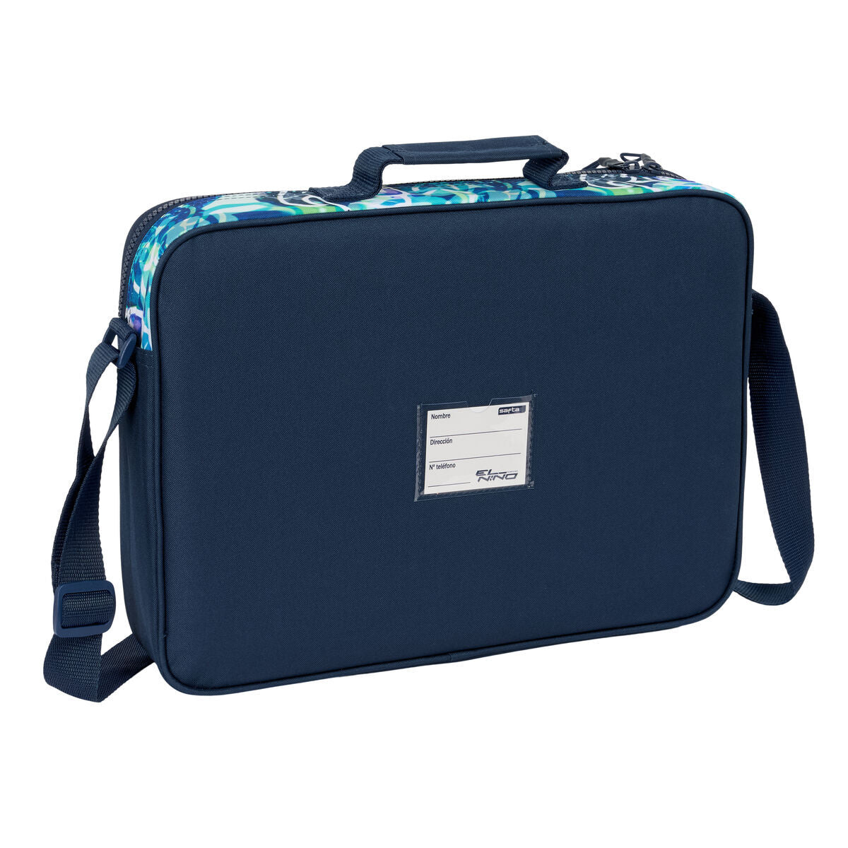 Cartable d'école El Niño Kook Blue marine 38 x 28 x 6 cm