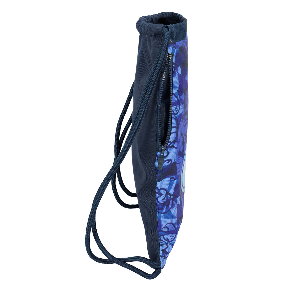 Sac à dos serré par des ficelles El Niño Roller Bleu Noir 35 x 40 x 1 cm