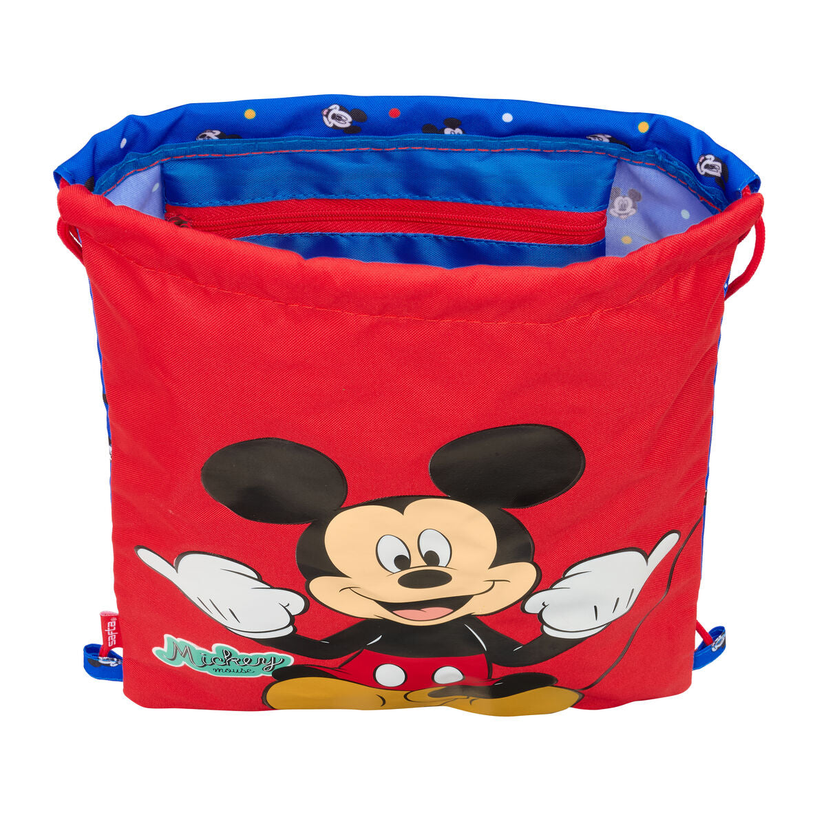 Sac à dos serré par des ficelles Mickey Mouse Clubhouse Good day Bleu 26 x 34 x 1 cm