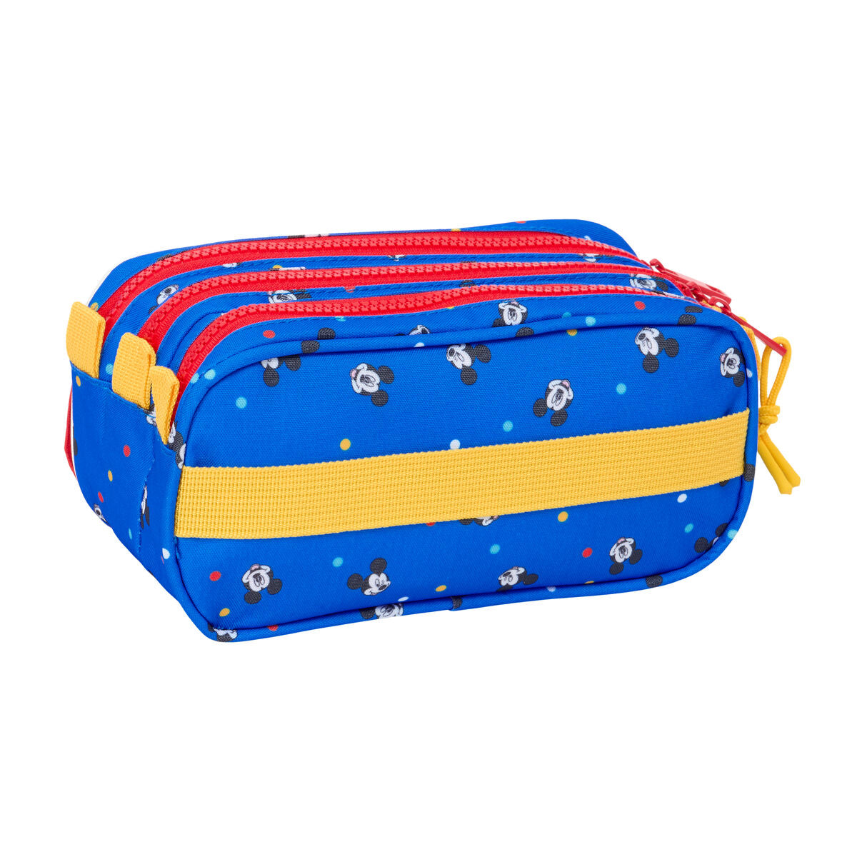 Trousse Fourre-Tout Triple Mickey Mouse Clubhouse Good day Bleu 21,5 x 10 x 8 cm