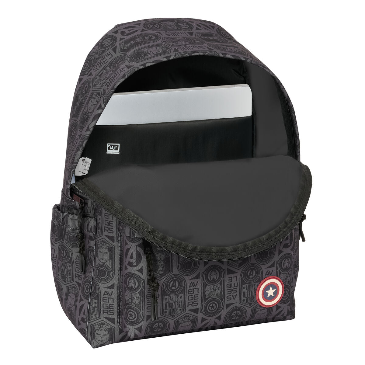 Cartable The Avengers Vendetta Noir 31 x 43 x 13 cm