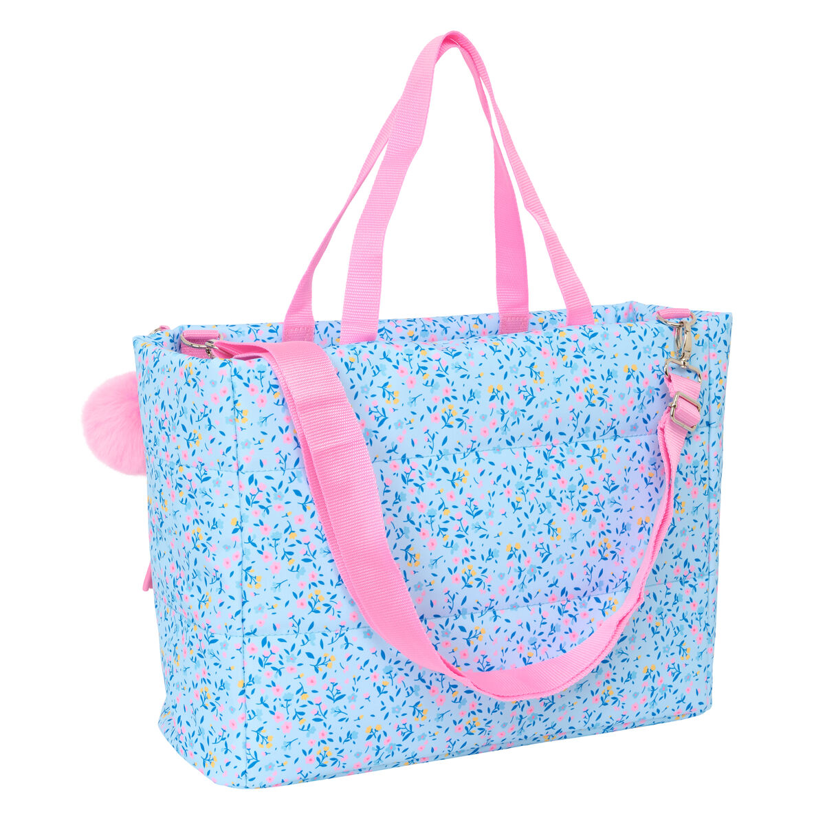 Housse pour ordinateur portable Vicky Martín Berrocal Paraíso Bleu Rose clair 40 x 31 x 17 cm