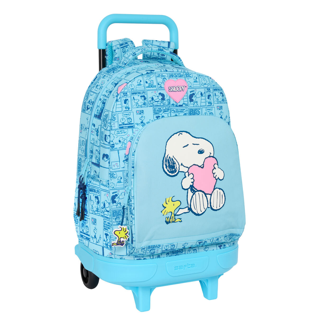 Cartable Snoopy Love Bleu 33 x 45 x 22 cm