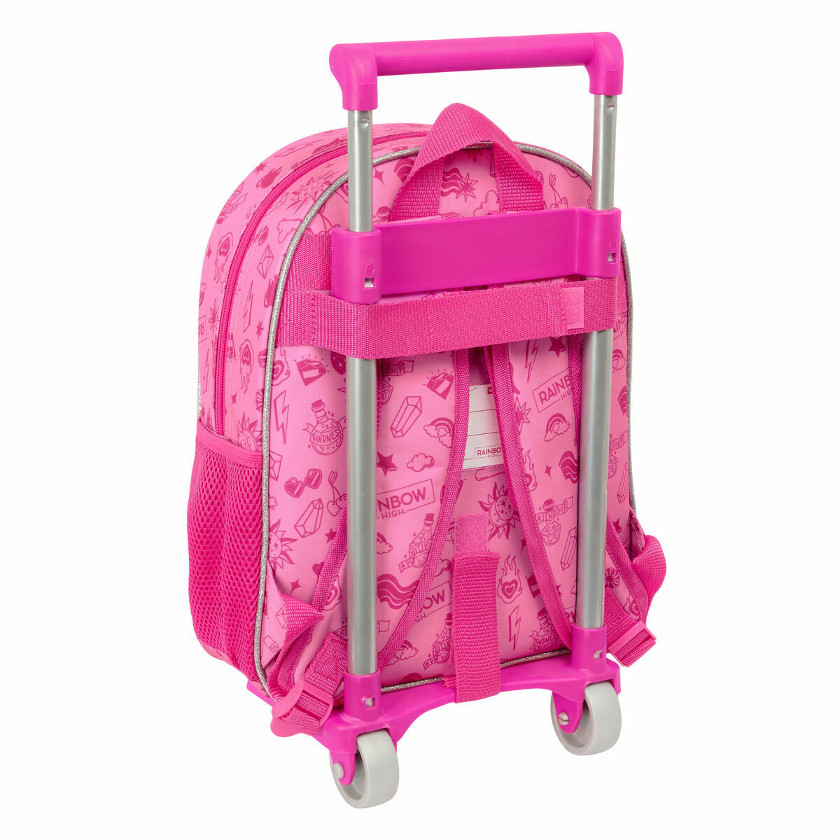 Cartable à roulettes Rainbow High Shine Multicouleur 28 x 34 x 10 cm