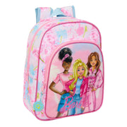Cartable Barbie Painterly Rose Bleu ciel 26 x 34 x 11 cm