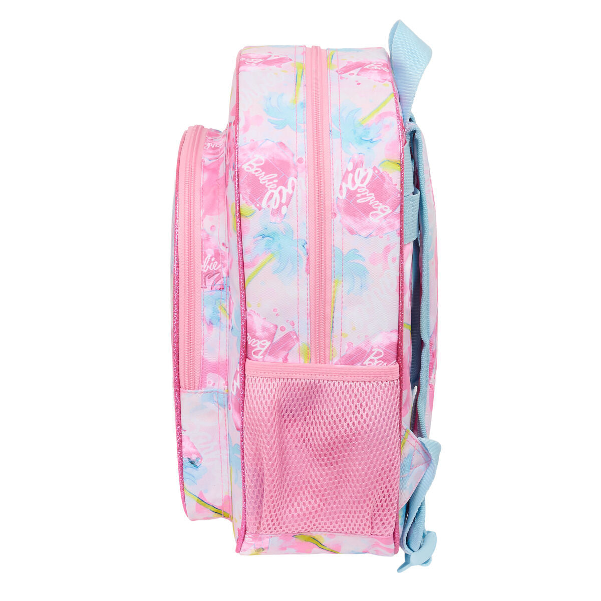 Cartable Barbie Painterly Rose Bleu ciel 26 x 34 x 11 cm