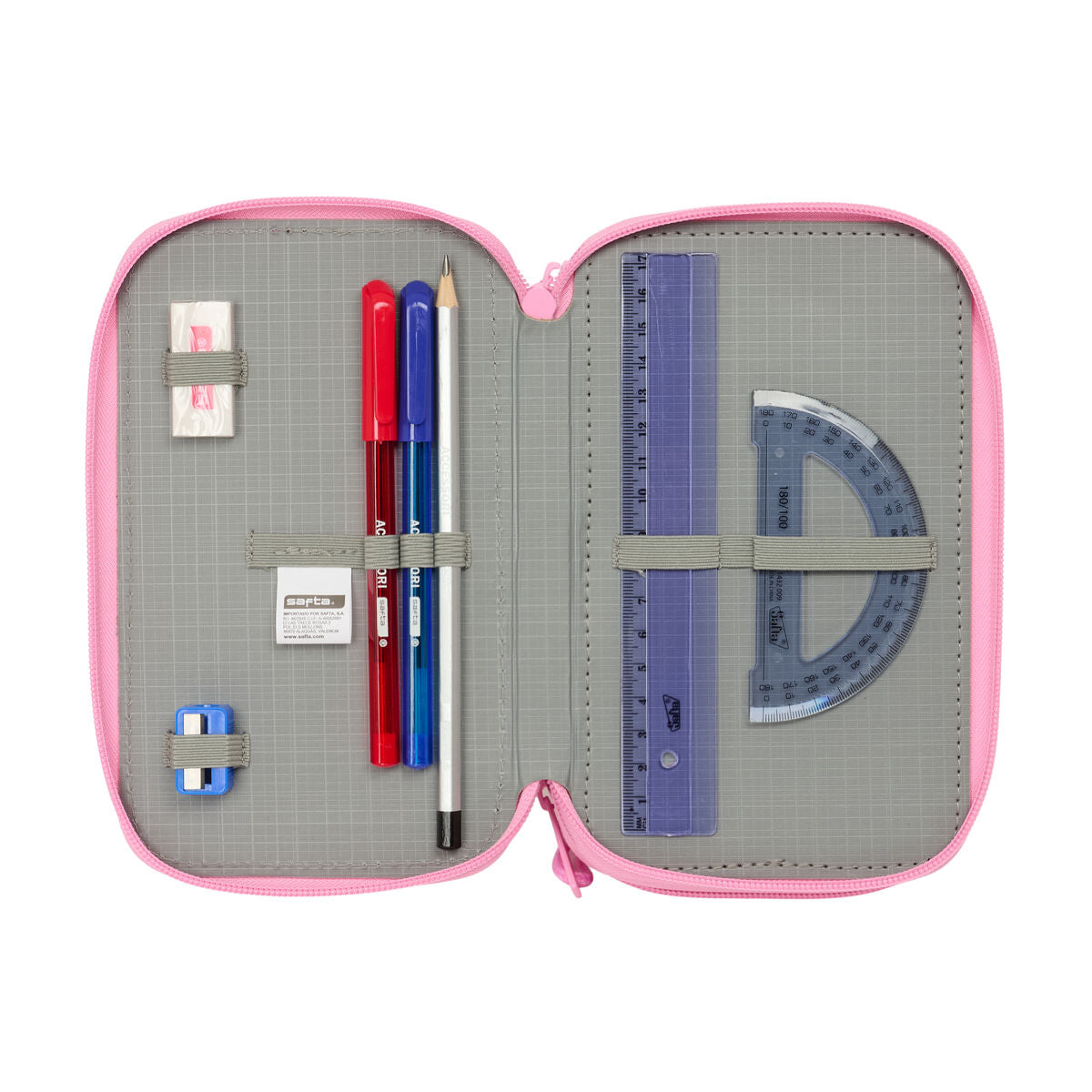 Fourre-tout BlackFit8 Smile Bleu Rose 12,5 x 19,5 x 5,5 cm 37 Pièces