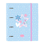 Reliure à anneaux BlackFit8 Smile Bleu Rose 27 x 32 x 3.5 cm
