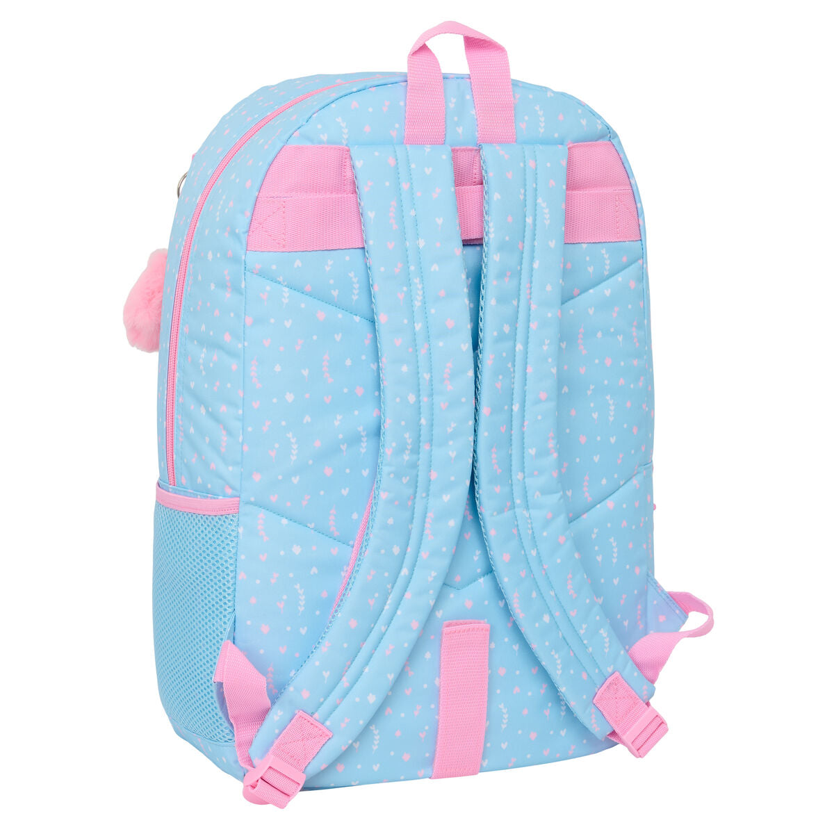 Cartable BlackFit8 Smile Bleu Rose 30 x 46 x 14 cm