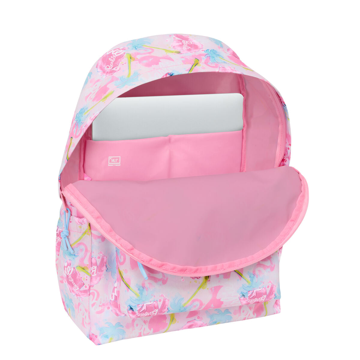 Sacoche pour Portable Barbie Painterly Rose Bleu ciel 31 x 43 x 13 cm