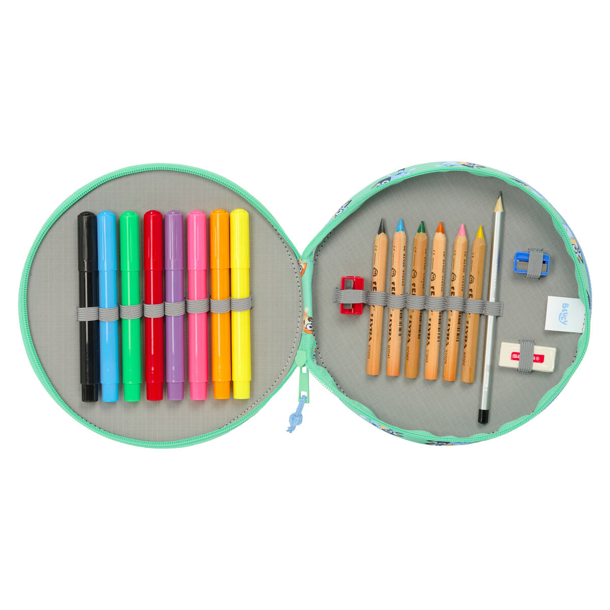 Fourre-tout Bluey Sisters Aigue marine 18 Pièces