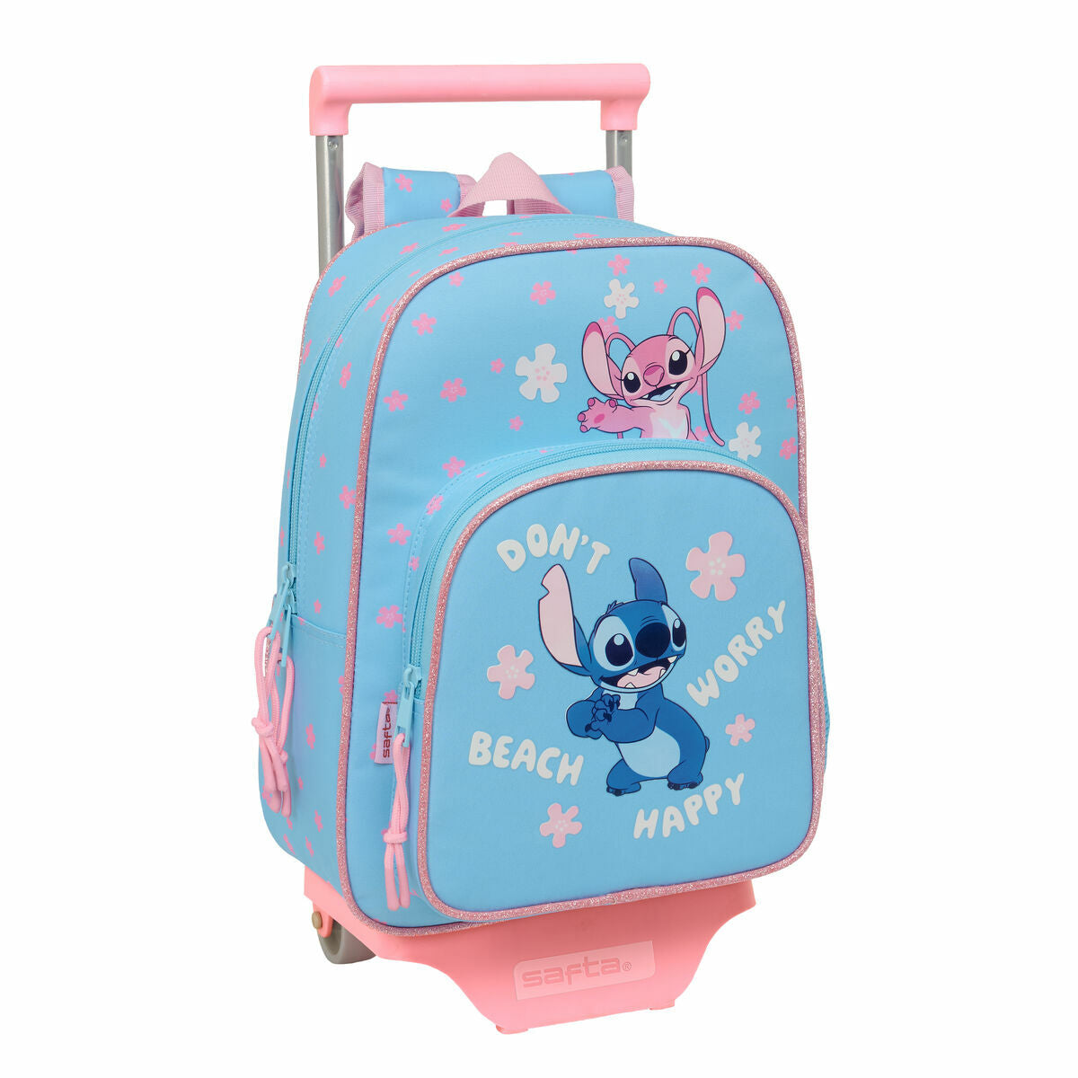 Cartable Lilo & Stitch Happy Bleu ciel 26 x 11 x 67 cm 26 x 34 x 11 cm