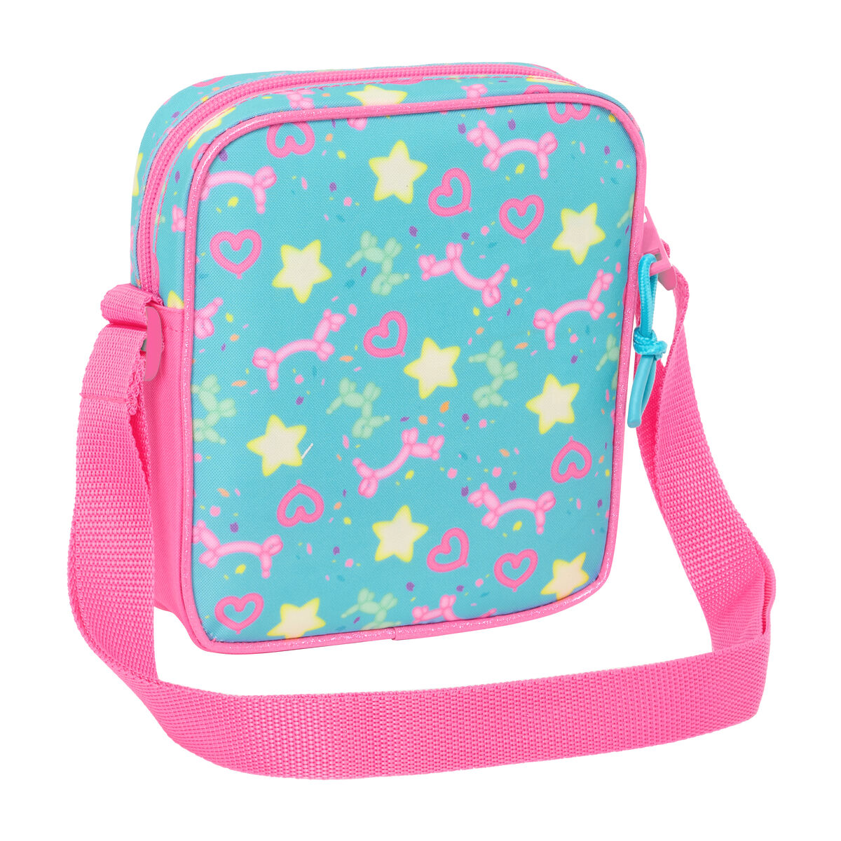 Sac à Bandoulière Gabby's Dollhouse Confetti Rose Turquoise 16 x 18 x 4 cm