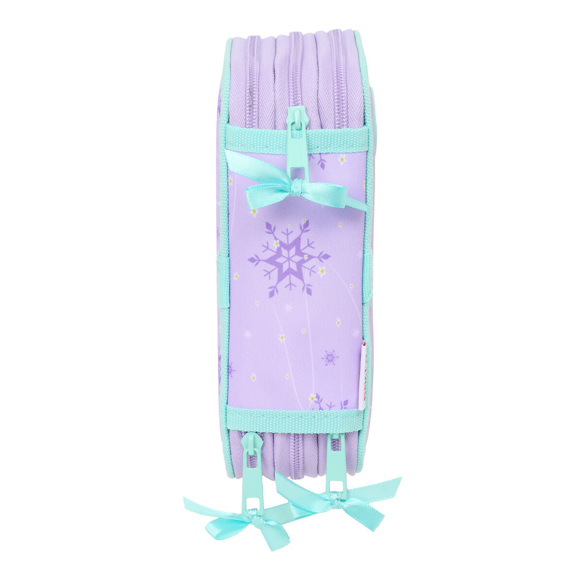 Pochette à crayons triple Frozen Spirit Lila 12,5 x 19,5 x 5,5 cm 37 Pièces