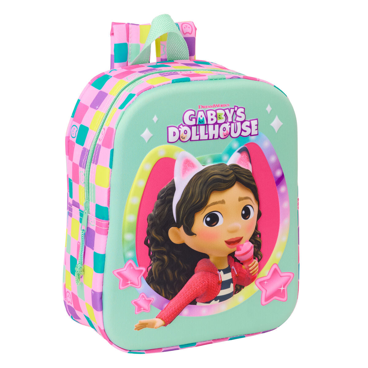 Sac à dos enfant Gabby's Dollhouse Multicouleur 22 x 27 x 10 cm 3D