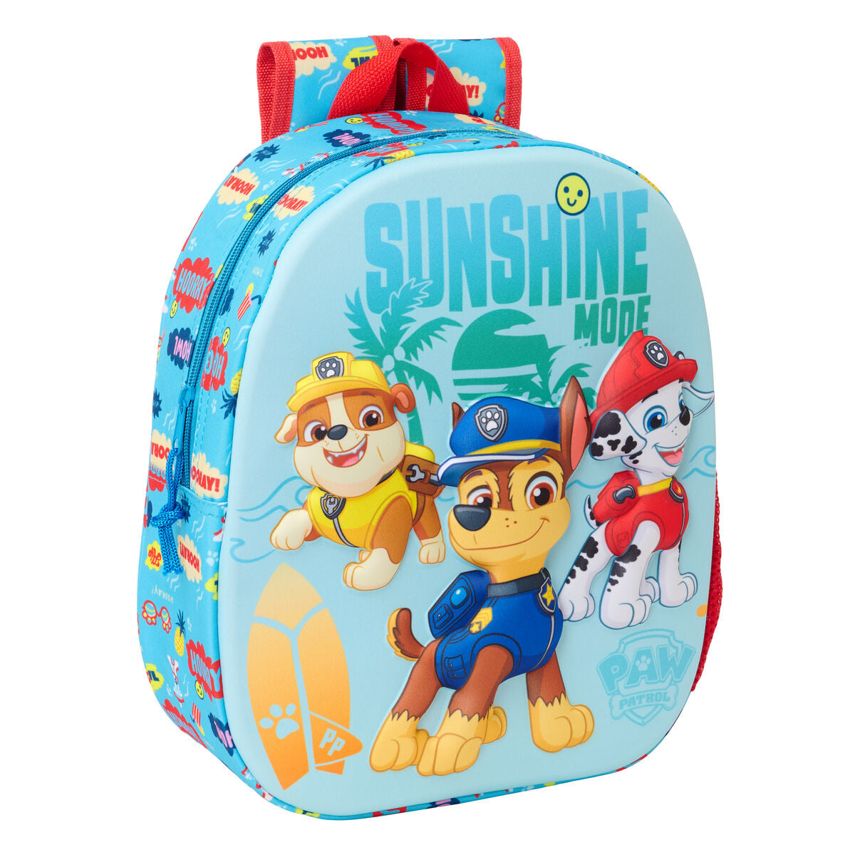 Sac à dos enfant The Paw Patrol Bleu 27 x 33 x 10 cm 3D