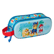 Trousse Fourre-Tout Double The Paw Patrol Bleu 21 x 8 x 6 cm 3D