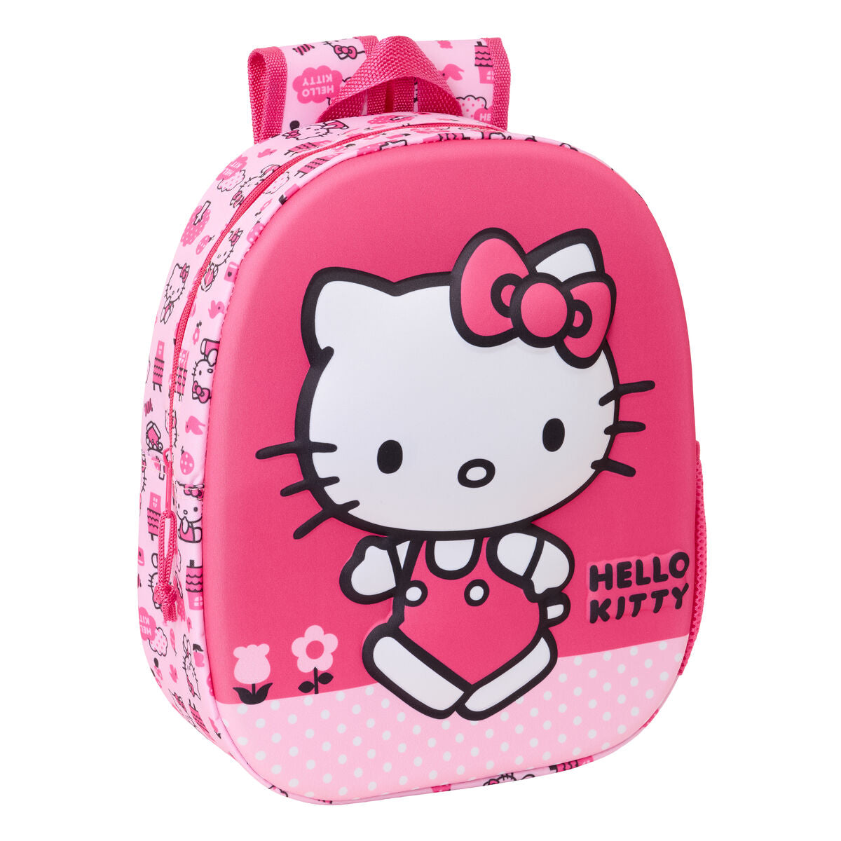 Sac à dos enfant Hello Kitty Rose 27 x 33 x 10 cm 3D