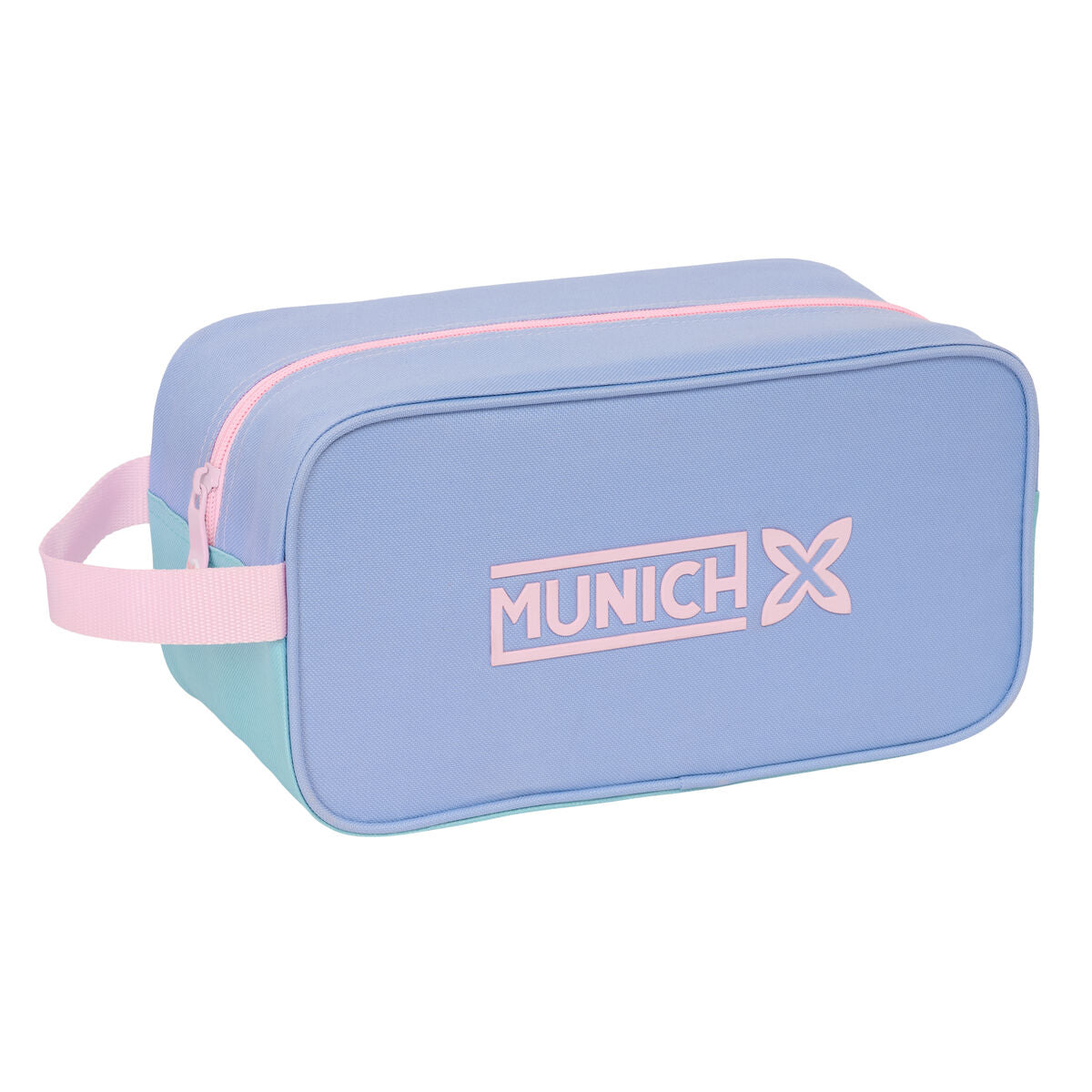 Range-Chaussures de Voyage Munich Mellow Bleu Rose Celeste 29 x 15 x 14 cm