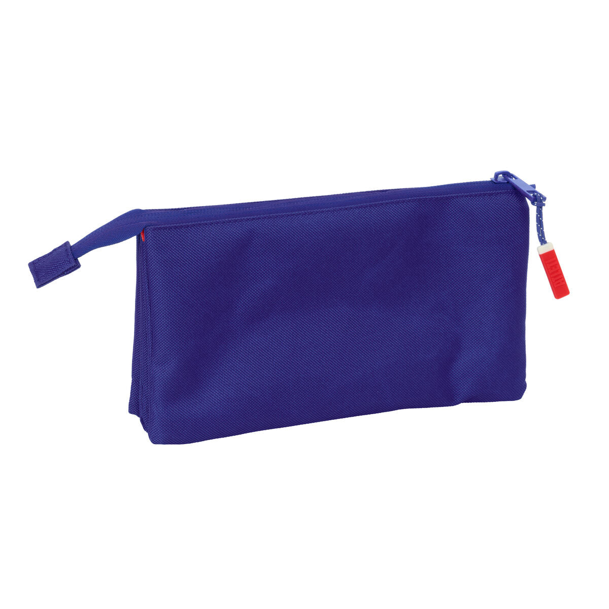 Trousse Fourre-Tout Triple Atlético Madrid Bleu Blanc Rouge 22 x 12 x 3 cm