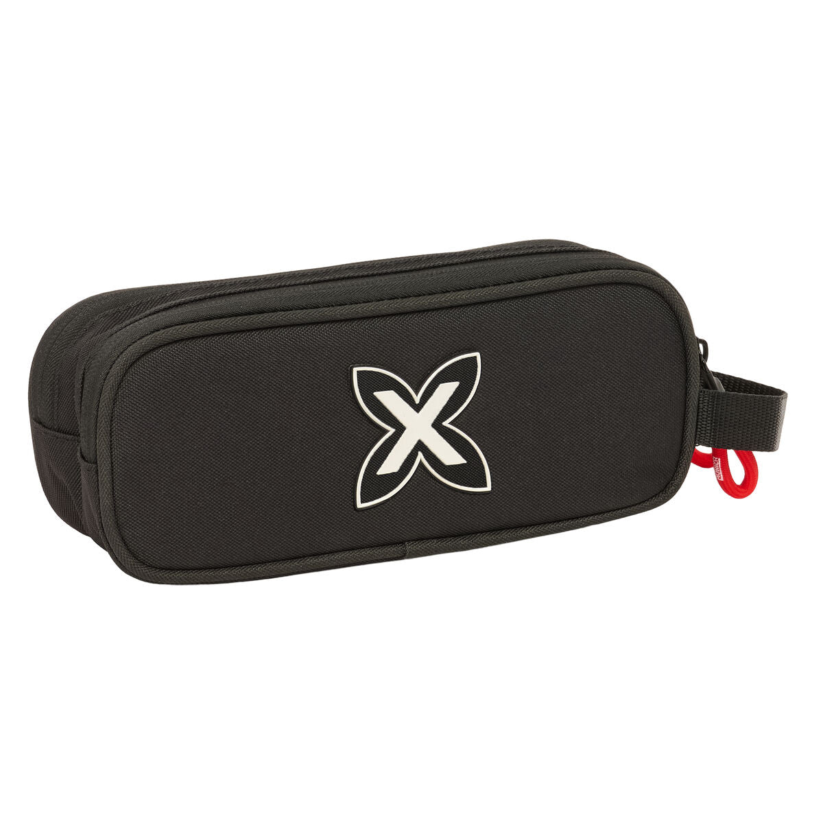 Trousse Fourre-Tout Double Munich Vulcan Noir 21 x 8 x 6 cm