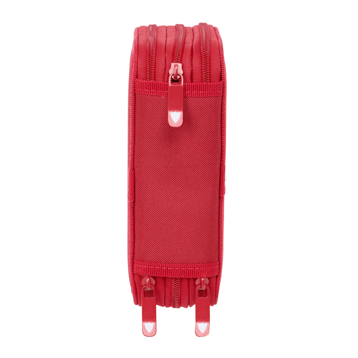 Pochette à crayons triple Sevilla Fútbol Club Rouge 12,5 x 19,5 x 5,5 cm 37 Pièces