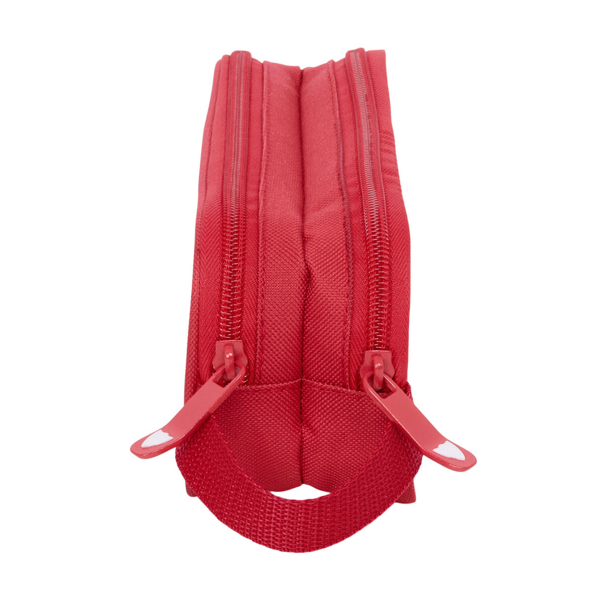 Trousse Fourre-Tout Double Sevilla Fútbol Club Rouge 21 x 8 x 6 cm