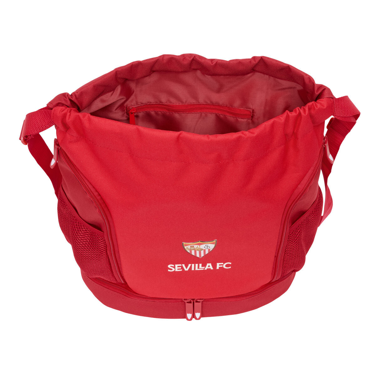 Sac à dos serré par des ficelles Sevilla Fútbol Club Rouge 35 x 40 x 1 cm