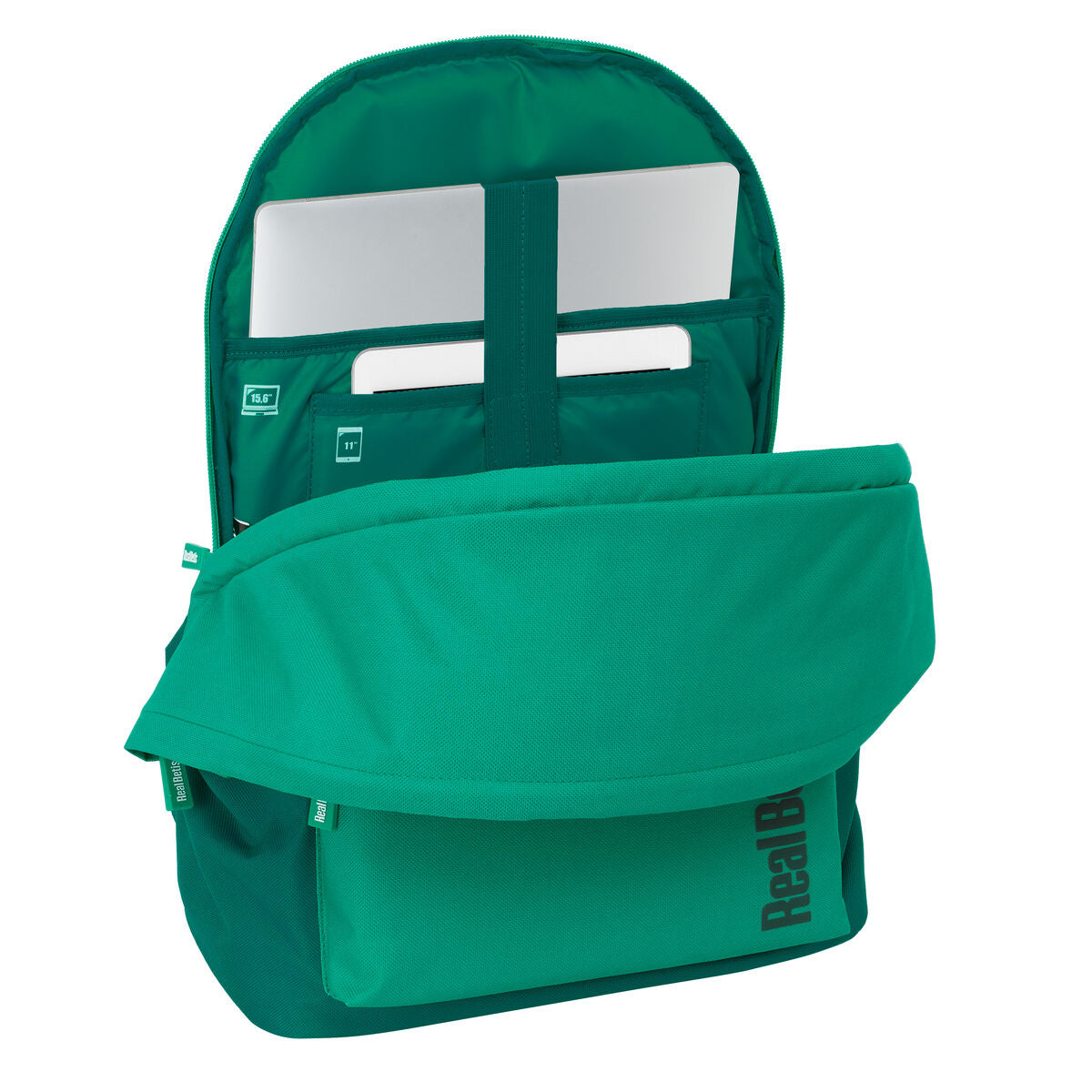 Sac à Dos pour Portable et Tablette avec Sortie USB Real Betis Balompié Vert