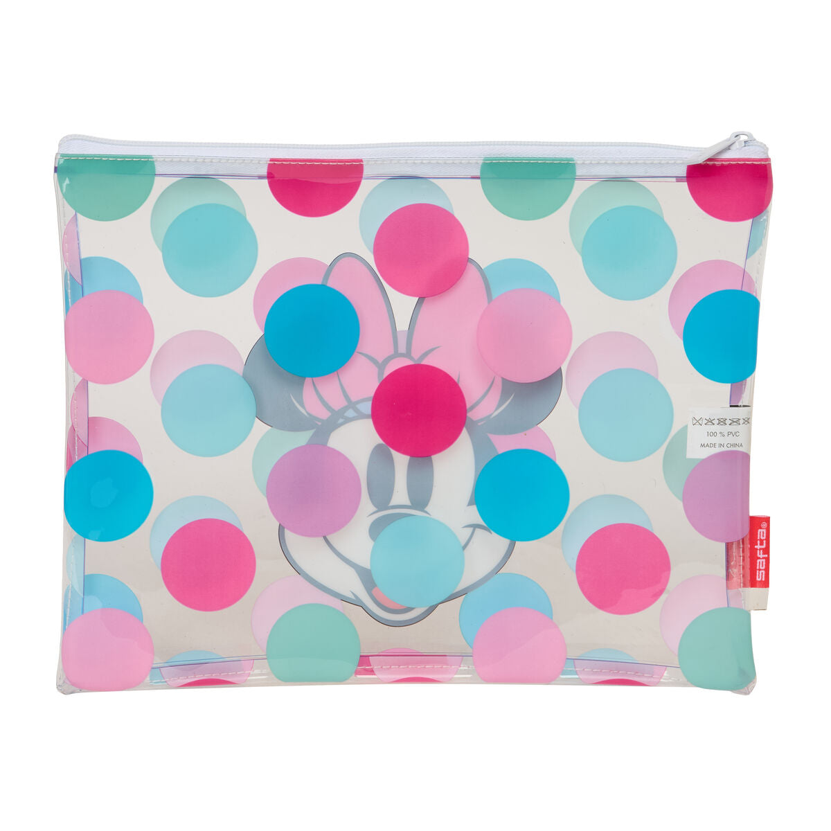 Sac de plage Minnie Mouse Beach Multicouleur Transparent