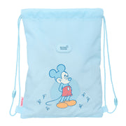 Sac à dos serré par des ficelles Mickey Mouse Clubhouse Baby Bleu 26 x 34 x 1 cm