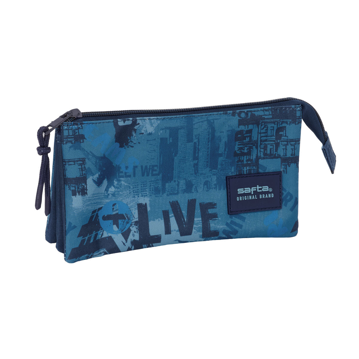 Fourre-tout Safta New edition Blue marine 22 x 12 x 3 cm