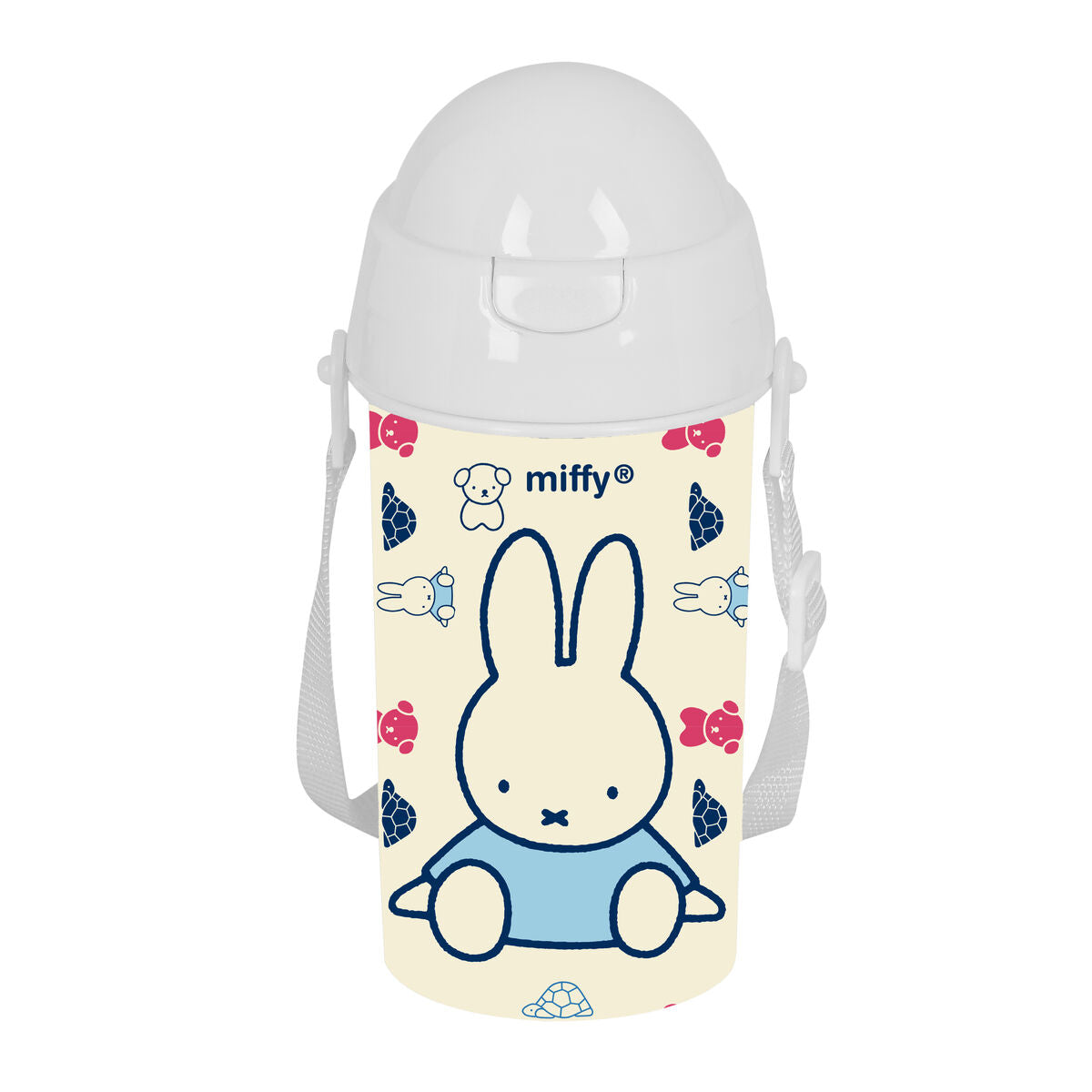 Bouteille d'eau Miffy Buddy Beige PVC 500 ml