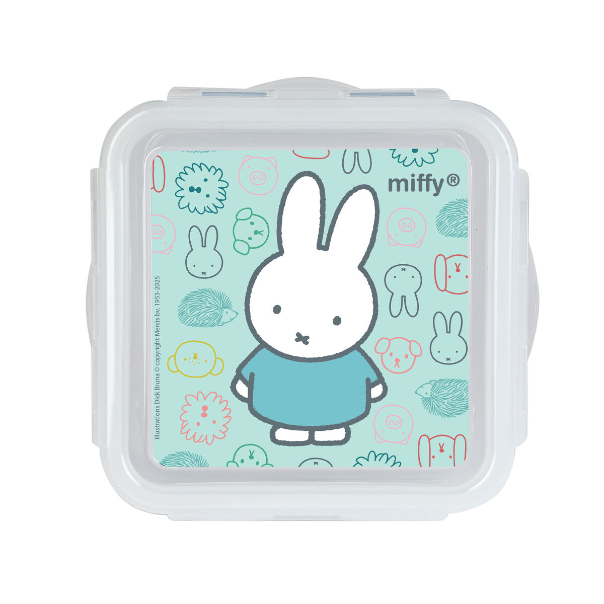 Boîte à lunch Miffy Friends Bleu Polyester 13 x 7.5 x 13 cm