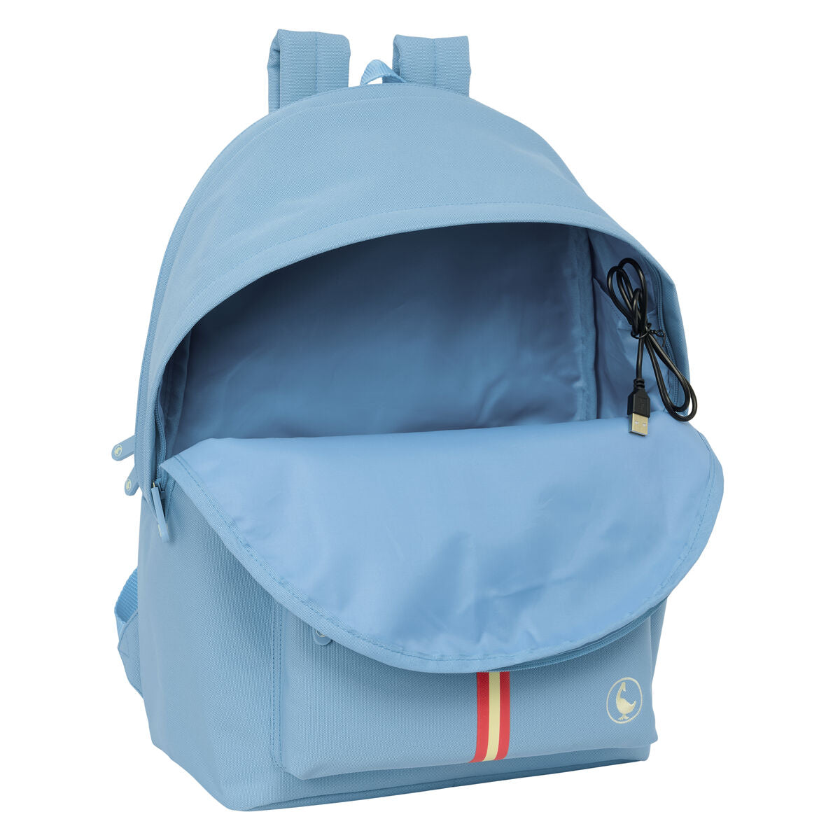 Sac à Dos pour Portable et Tablette avec Sortie USB El Ganso Basics Bleu