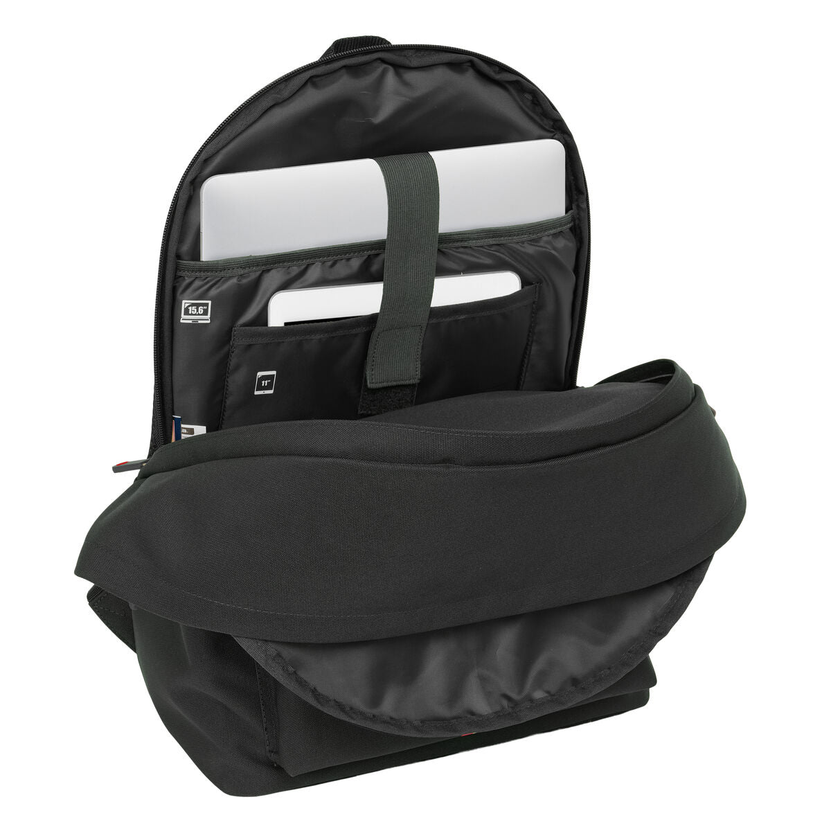 Cartable El Ganso +usb el ganso basics Noir 31 x 44 x 18 cm