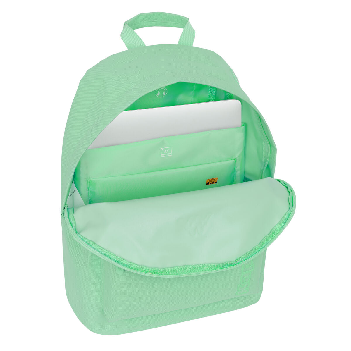 Cartable Kappa kappa basics Menthe 31 x 41 x 16 cm