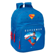 Cartable Superman Bleu 32 x 42 x 15 cm