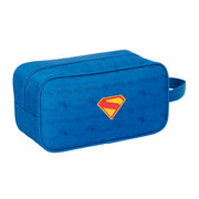 Range-Chaussures de Voyage Superman Bleu 29 x 15 x 14 cm