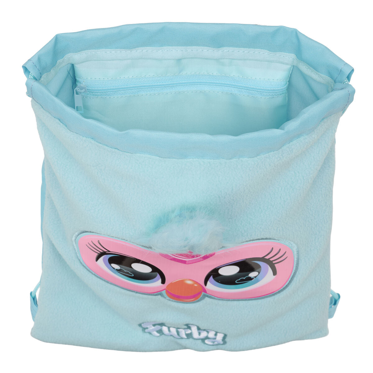 Sac à dos serré par des ficelles Furby Bleu ciel 26 x 34 x 1 cm