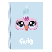 Carnet Furby Bleu ciel A5 80 Volets
