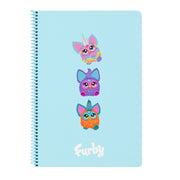 Carnet Furby Bleu ciel A4 80 Volets